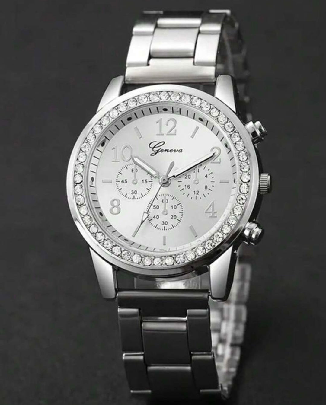 Aurevia Classic Watch and Jewellery set (4 Piece)