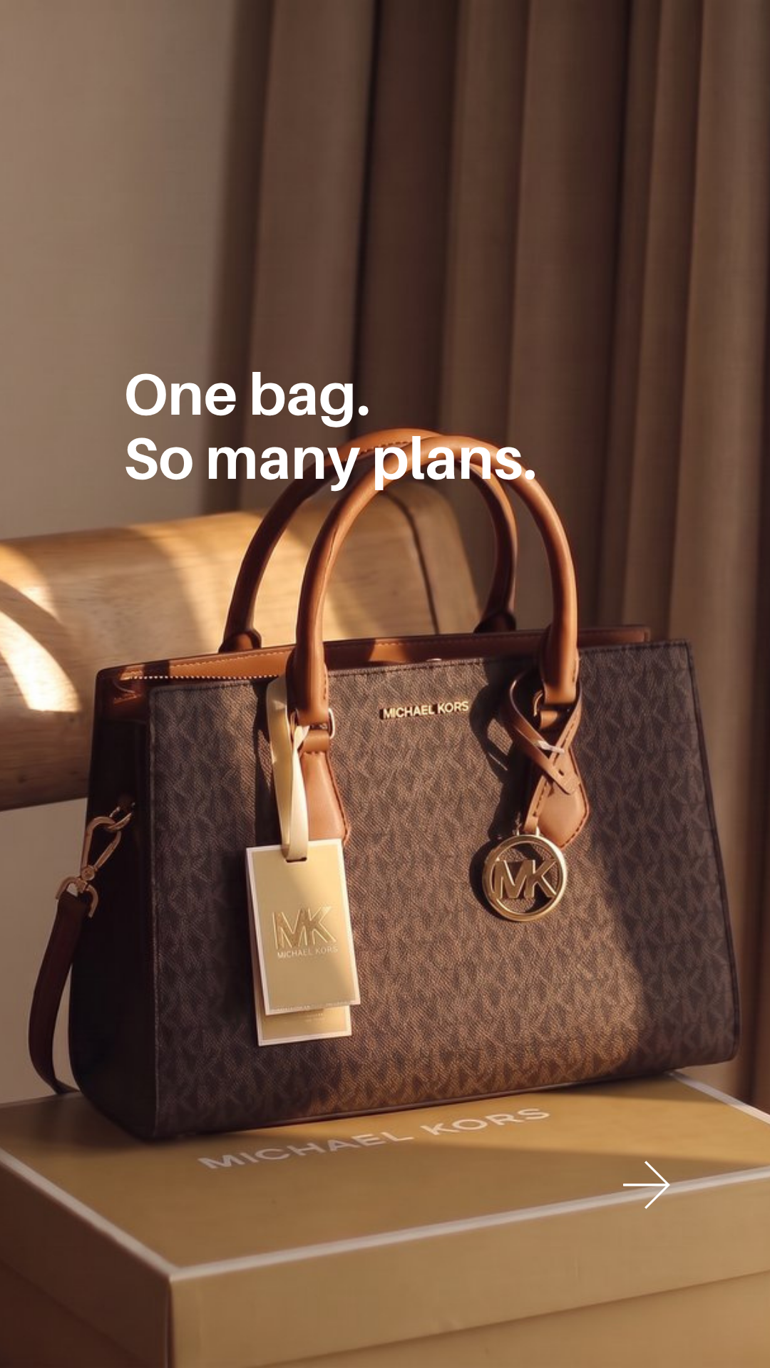 The Michael Kors MK Luxury Crossbody Bag i